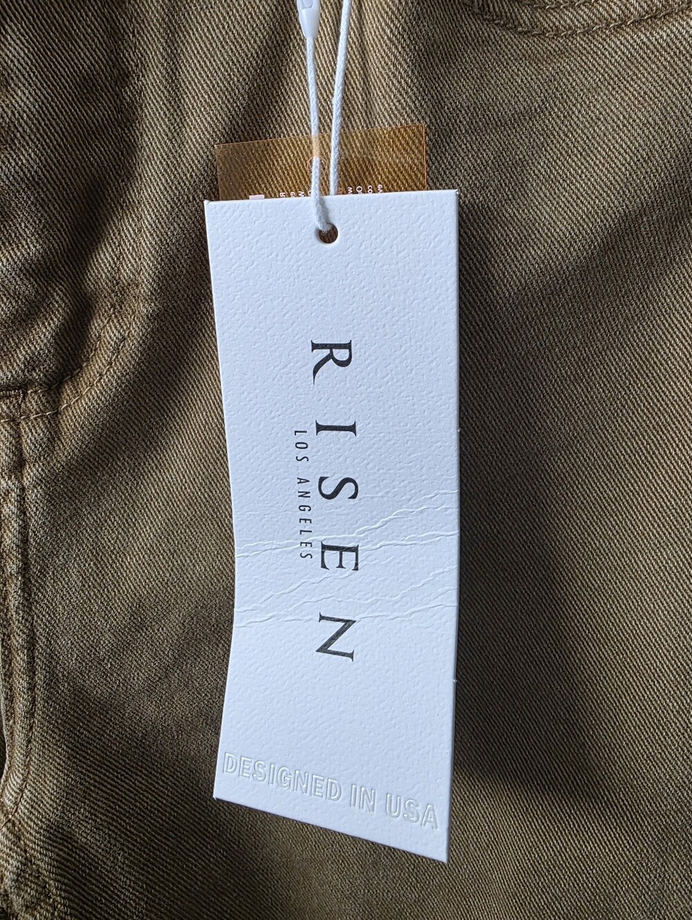 NWT Risen Los Angeles Cargo Jeans In Mocha Size 9/29 - Picture 4 of 9